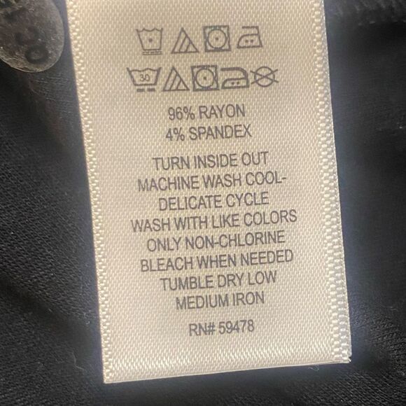 Cynthia Rowley Black Drop Waist Mini Dress with Pockets - Picture 6 of 6